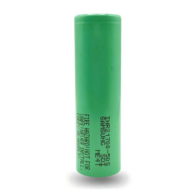 গুণমান  Samsung 50S 21700 Batteries 5000mAh 25A Battery 3.6V Lithium Ion Battery Cell INR21700-50S কারখানা