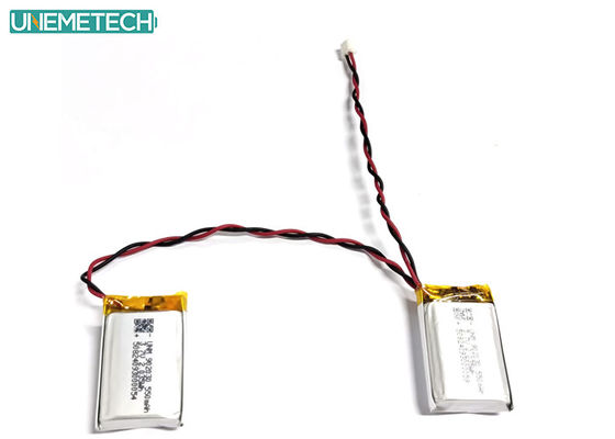 গুণমান  2C Fast Charging Lipo Battery 902030 2P 3.7V 1100mAh Lithium Polymer Battery Pack কারখানা