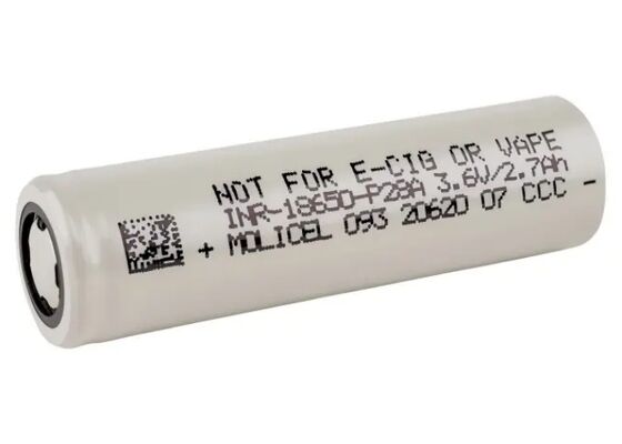 গুণমান  Molicel P28A 18650 Battery 3.6V 2800mAh 35A Discharge Lithium-ion Cylindrical Cell কারখানা