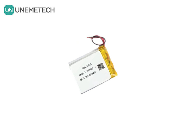 কাস্টম 3.8V 400mAh উচ্চ ভোল্টেজ লিথিয়াম আয়ন ব্যাটারি প্যাক 622526 স্মার্ট ঘড়ি জন্য