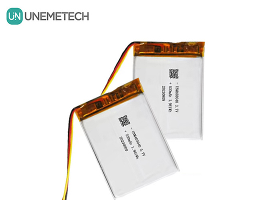 3.7V 530mAh কাস্টম লিথিয়াম পলিমার ব্যাটারি 403040 UL1642 লং সাইকেল লাইফ সহ