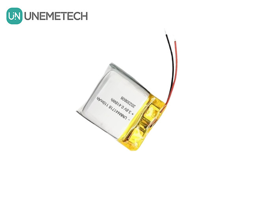 3.8V 441718 উচ্চ ভোল্টেজ পলিমার লিথিয়াম আয়ন ব্যাটারি 110mAh মেডিকেল আঙ্গুলের জন্য