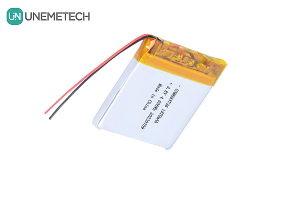 OEM 4.35V উচ্চ ভোল্টেজ লিথিয়াম পলিমার ব্যাটারি 1220mAh 683736 দীর্ঘ চক্র জীবন সহ