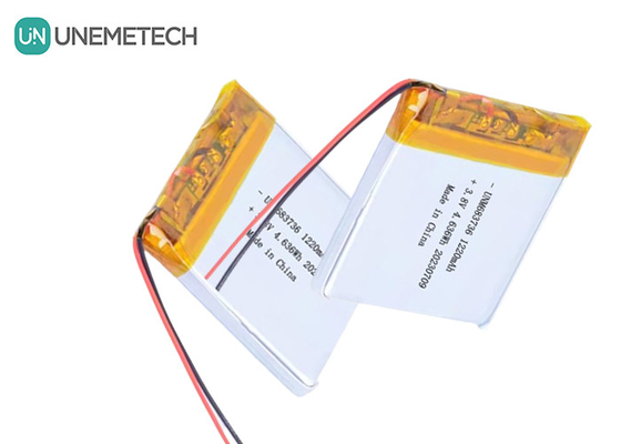 OEM 4.35V উচ্চ ভোল্টেজ লিথিয়াম পলিমার ব্যাটারি 1220mAh 683736 দীর্ঘ চক্র জীবন সহ