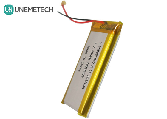 কাস্টমাইজড লং সাইকেল লাইফ লিপো ব্যাটারি প্যাক 3.7V 2050mAh 923060 ডিজিটাল পণ্যগুলির জন্য