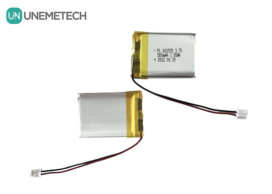 দীর্ঘ চক্র জীবন 3.7V 500mAh রিচার্জযোগ্য লি পলিমার ব্যাটারি 602535 ডিজিটাল পণ্যগুলির জন্য