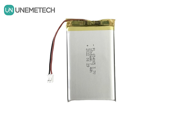 ইলেকট্রনিক খেলনা জন্য 2000mAh 3.7V রিচার্জযোগ্য লিথিয়াম পলিমার ব্যাটারি 654065