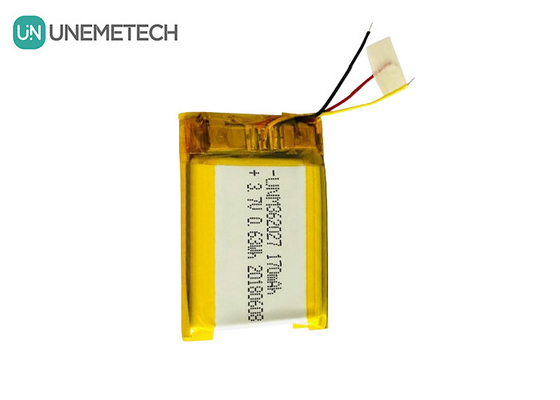 সিলভার 3.7V 170mAh কাস্টম লি-পোলায়ার ব্যাটারি 362027 পোর্টেবল প্রিন্টার মেডিকেল ডিভাইসের জন্য