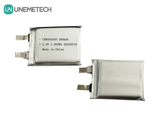 3.8V 280mAh লিপো ব্যাটারি 482030 4.35V উচ্চ ভোল্টেজ লিথিয়াম-আয়ন পলিমার ব্যাটারি সিই অনুমোদিত