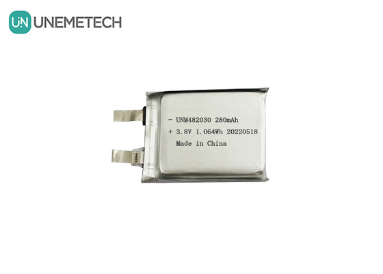 3.8V 280mAh লিপো ব্যাটারি 482030 4.35V উচ্চ ভোল্টেজ লিথিয়াম-আয়ন পলিমার ব্যাটারি সিই অনুমোদিত