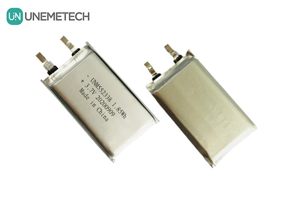 3.7V 500mAh কাস্টম রিচার্জেবল পলিমার লিথিয়াম ব্যাটারি 552338 3C ডিজিটাল পণ্যের জন্য