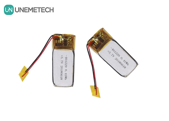 কাস্টম লি-আয়ন পলিমার ব্যাটারি 3.7 ভি 110mAh 401229 ইয়ারফোন চার্জিং কেসের জন্য ছোট লিপো ব্যাটারি