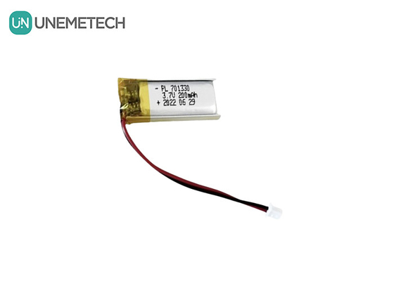 3.7V 200mAh একক সেল লিথিয়াম পলিমার ব্যাটারি 701330 হেডসেটের জন্য পকেট ব্যাটারি