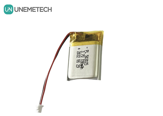 3.7V 150mAh রিচার্জযোগ্য লিপো ব্যাটারি 502025 স্মার্ট ঘড়ির জন্য লিথিয়াম পলিমার আয়ন ব্যাটারি