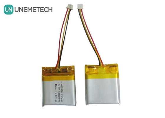 উচ্চ ভোল্টেজ লি-পলিমার ব্যাটারি 402830 3.8V 430mAh HV LiPo ব্যাটারি মেডিকেল ডিভাইসের জন্য