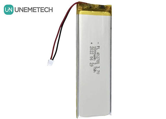 চার্জিং বক্স লিথিয়াম পলিমার ব্যাটারি 1000mah 3.7V রিচার্জযোগ্য লি-পলিমার ব্যাটারি 402780