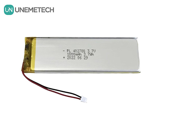 চার্জিং বক্স লিথিয়াম পলিমার ব্যাটারি 1000mah 3.7V রিচার্জযোগ্য লি-পলিমার ব্যাটারি 402780