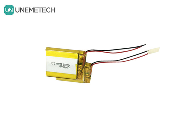 3.7V কাস্টম লিপো ব্যাটারি 520mAh লিথিয়াম আয়ন পলিমার ব্যাটারি 503035 পোষাকযোগ্য ডিভাইসের জন্য