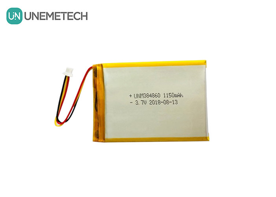 3.7V 1150mAh সিলভার লিথিয়াম পলিমার ব্যাটারি 384860 কাস্টম লিপো ব্যাটারি