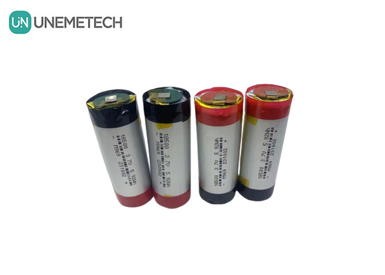 3A সিলিন্ড্রিকাল লিপো ব্যাটারি 3.7V 1600mAh 18500 লিথিয়াম পলিমার ব্যাটারি গ্রাহক ইলেকট্রনিক্সের জন্য