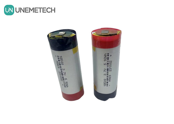 3A সিলিন্ড্রিকাল লিপো ব্যাটারি 3.7V 1600mAh 18500 লিথিয়াম পলিমার ব্যাটারি গ্রাহক ইলেকট্রনিক্সের জন্য
