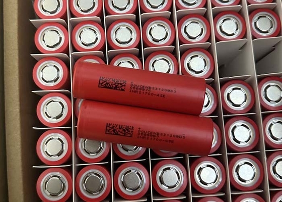 3C 4500mAh 21700 ইলেকট্রিক মোটর কারের জন্য সিলিন্ডারিকাল লিথিয়াম আয়ন ব্যাটারি INR21700-45E