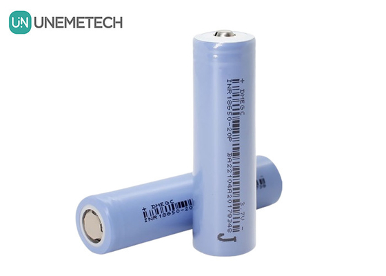 30A ক্রমাগত নিষ্কাশন 18650 ব্যাটারি 2000mAh 3.7V সিলিন্ডারিকাল লিথিয়াম আয়ন সেল INR18650-20P