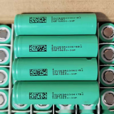 3.6V 3000mAh Max 20A ক্রমাগত স্রাব 18650 লিথিয়াম ব্যাটারি INR18650-30P ইলেকট্রনিক সরঞ্জাম জন্য