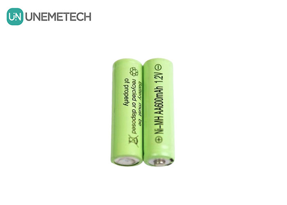দীর্ঘ চক্র জীবন NiMH AA 1.2V 600mAh রিচার্জযোগ্য ব্যাটারি AA600 খেলনা জন্য