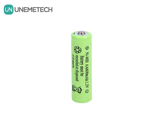 দীর্ঘ চক্র জীবন NiMH AA 1.2V 600mAh রিচার্জযোগ্য ব্যাটারি AA600 খেলনা জন্য