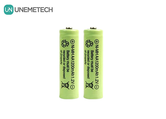 AA1200 1.2V AA 1200mAh NiMH ব্যাটারি জরুরী ল্যাম্পের জন্য পুনরায় চার্জযোগ্য
