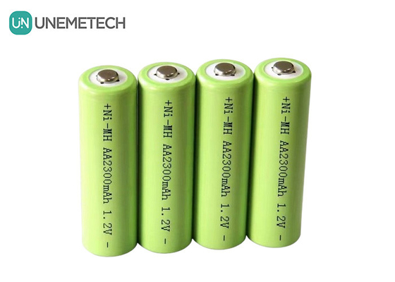 OEM ODM NiMH ব্যাটারি 1.2V AA 2300mAh রিচার্জেবল ব্যাটারি AA2300 ওয়্যারলেস মাইক্রোফোনের জন্য