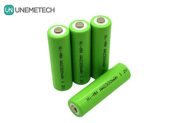 OEM ODM NiMH ব্যাটারি 1.2V AA 2300mAh রিচার্জেবল ব্যাটারি AA2300 ওয়্যারলেস মাইক্রোফোনের জন্য