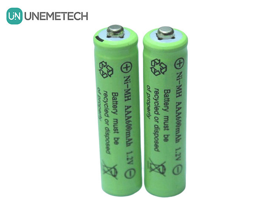 AAA 1.2V 600mAh রিচার্জযোগ্য NiMH ব্যাটারি AAA600 ইলেকট্রনিক খেলনা জন্য