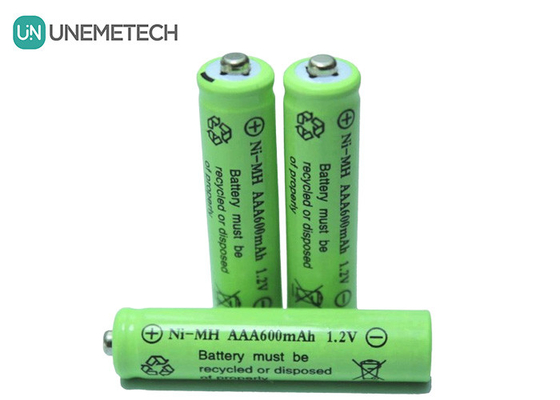 AAA 1.2V 600mAh রিচার্জযোগ্য NiMH ব্যাটারি AAA600 ইলেকট্রনিক খেলনা জন্য