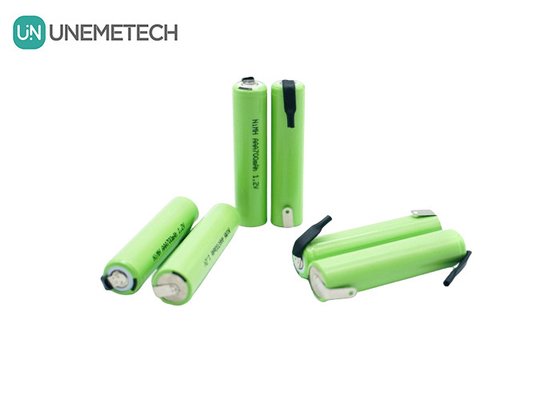 UNEMETECH AAA রিচার্জযোগ্য নি-এমএইচ ব্যাটারি 1.2V 700mAh AAA700 বৈদ্যুতিক শেভারের জন্য