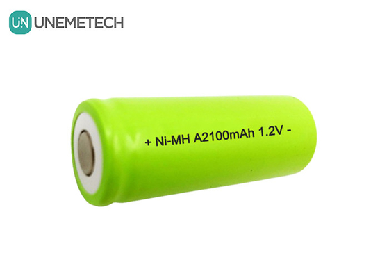 NiMH A2100mAh ব্যাটারি 1.2V A 2100mAh রিচার্জেবল ব্যাটারি ফাটল জন্য সিই অনুমোদিত