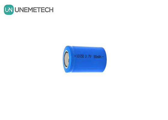 3.7V 80mAh ছোট লি-আয়ন সিলিন্ডারিকাল রিচার্জেবল ব্যাটারি 10150 টার্বো নাক চুল কাটার জন্য