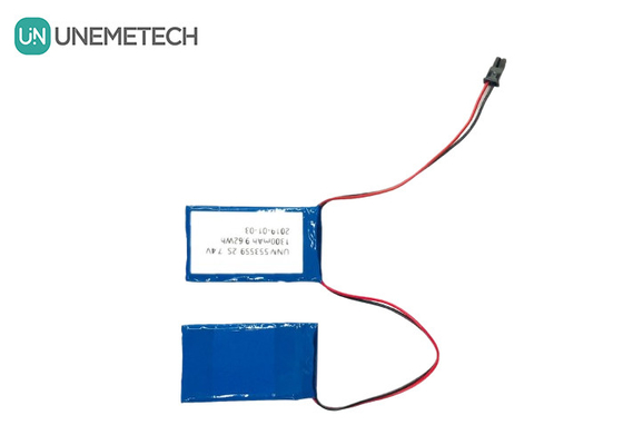 2C উচ্চ স্রাব হার লিপো ব্যাটারি প্যাক 553559 7.4V 1300mAh 2S কৃত্রিম অঙ্গ জন্য