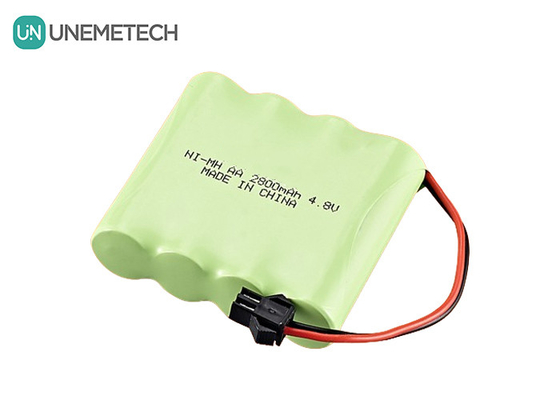 4.8V নিকেল-মেটাল হাইড্রাইড ব্যাটারি 2800mAh রিচার্জযোগ্য এএ ব্যাটারি প্যাক
