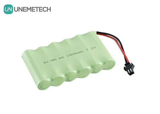 7.2V NiMH ব্যাটারি প্যাক 1800mAh দূরবর্তী নিয়ন্ত্রণ গাড়ির জন্য নিকেল ধাতু হাইড্রাইড ব্যাটারি
