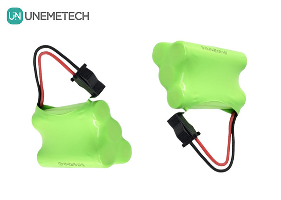 নি-এমএইচ এএএ রিচার্জেবল ব্যাটারি 4.8V 4S নিমএইচ ব্যাটারি প্যাক 900mAh যন্ত্রের জন্য