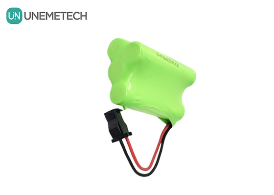 নি-এমএইচ এএএ রিচার্জেবল ব্যাটারি 4.8V 4S নিমএইচ ব্যাটারি প্যাক 900mAh যন্ত্রের জন্য