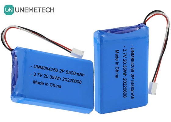 3.7V লি পলি রিচার্জেবল ব্যাটারি প্যাক 854256 2P 5500mAh শিল্প সরঞ্জাম ব্যাটারি