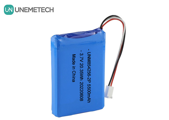 3.7V লি পলি রিচার্জেবল ব্যাটারি প্যাক 854256 2P 5500mAh শিল্প সরঞ্জাম ব্যাটারি