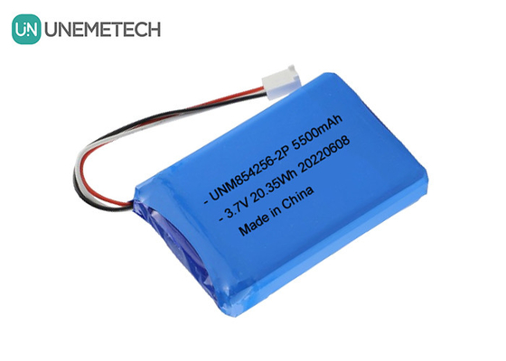 3.7V লি পলি রিচার্জেবল ব্যাটারি প্যাক 854256 2P 5500mAh শিল্প সরঞ্জাম ব্যাটারি
