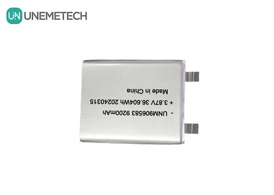 3.87V 9200mAh 906583 পাওয়ার ব্যাংকের জন্য উচ্চ ভোল্টেজ লিথিয়াম আয়ন ব্যাটারি প্যাক