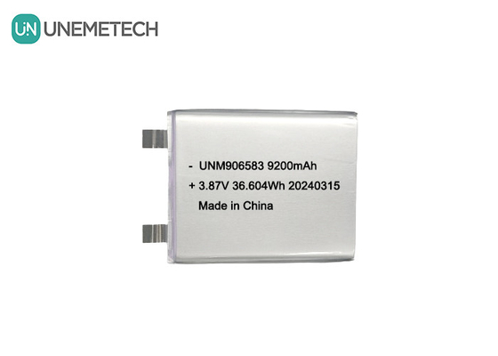 3.87V 9200mAh 906583 পাওয়ার ব্যাংকের জন্য উচ্চ ভোল্টেজ লিথিয়াম আয়ন ব্যাটারি প্যাক