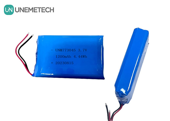 লি-পলিমার ব্যাটারি 3.7V 1200mAh 773045 1S লিপো ব্যাটারি ফিঙ্গারপ্রিন্ট স্ক্যানারের জন্য