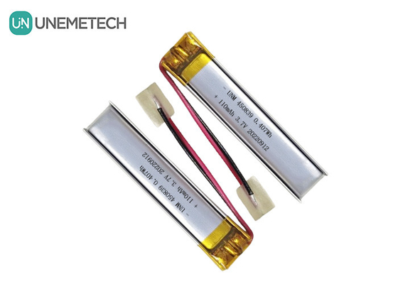 যথার্থ নকশা 3.7V 110mAh LiPo ব্যাটারি রিচার্জযোগ্য লিথিয়াম পলিমার ব্যাটারি 450839